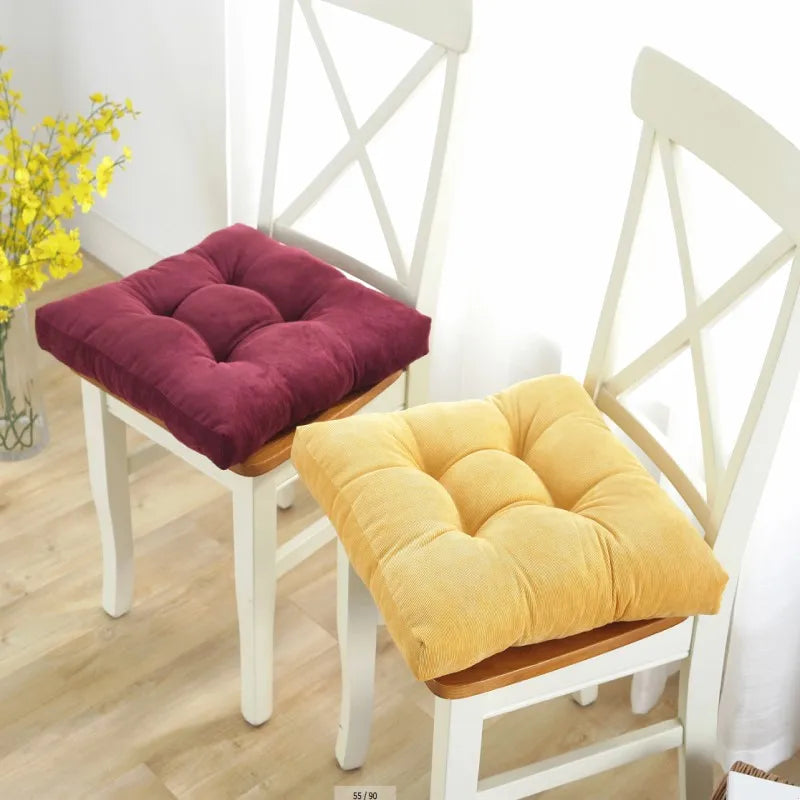 Square Floor Meditation Pillow — Tufted Yoga & Seating Cushion