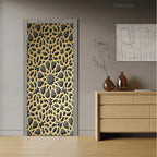 Moroccan Arch Door Mural — Islamic Geometric Wall Sticker