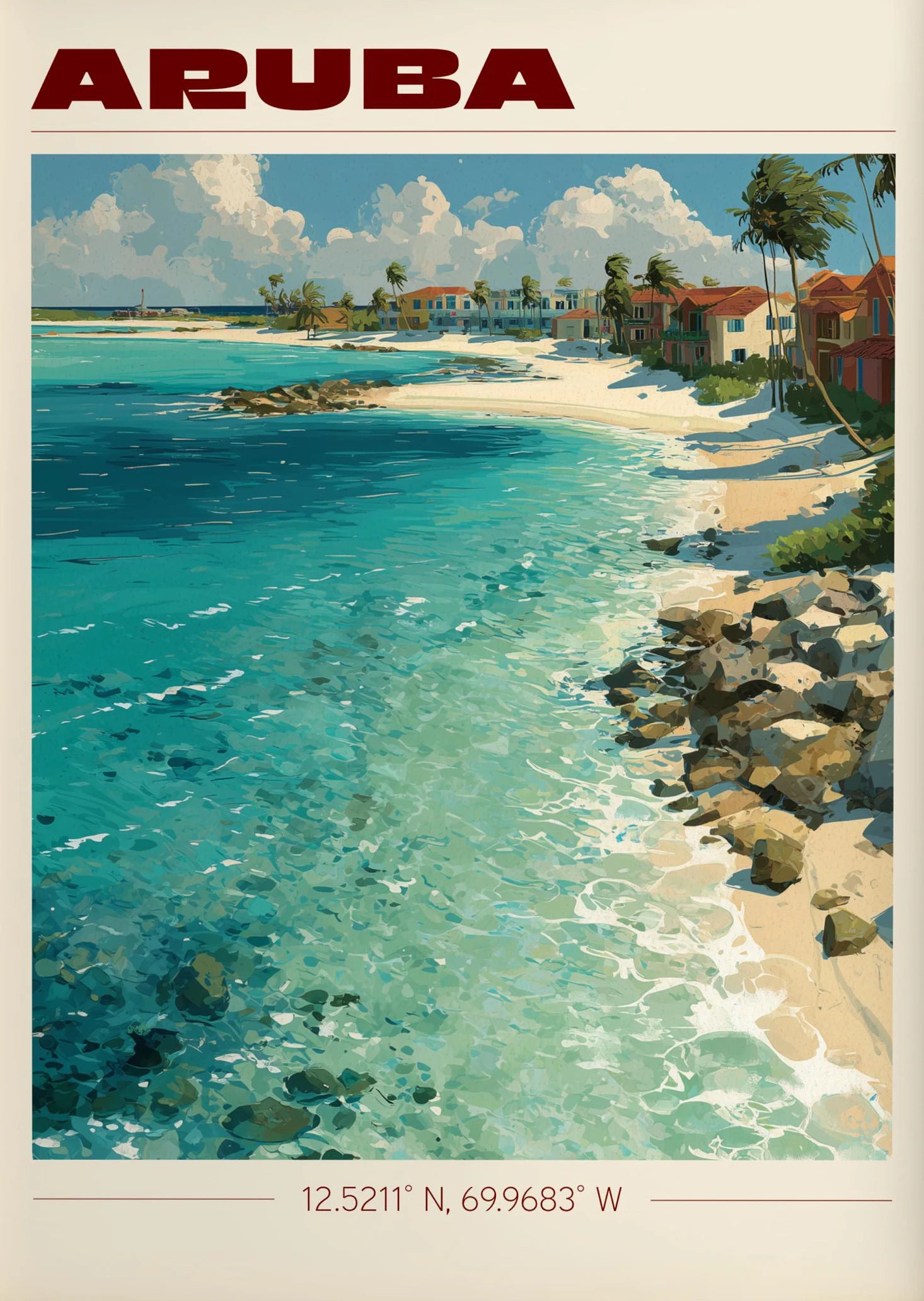 Vintage Havana, Cuba Travel Poster Canvas Print — Latin Heritage Wall Art
