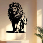 Lion Wall Art — African Metal Stencil Home Décor