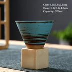Japanese Pottery Tea Cup — Rustic Ceramic Coffee Mug