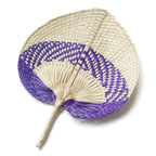 Handwoven Bamboo Peach Fan — Filipino Artisan Cooling Fan