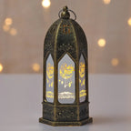 Eid Mubarak Moon LED Candle Lantern — Ramadan & Eid Al-Adha Décor