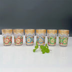 Moroccan Colored Glass Tea Cup Set — 6-Piece Arabic Drinking Glasses