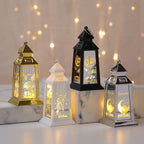 Eid Mubarak Moon LED Candle Lantern — Ramadan & Eid Al-Adha Décor