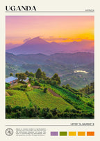 African Travel Wall Art — Minimalist Destination Canvas Print, 24 Designs