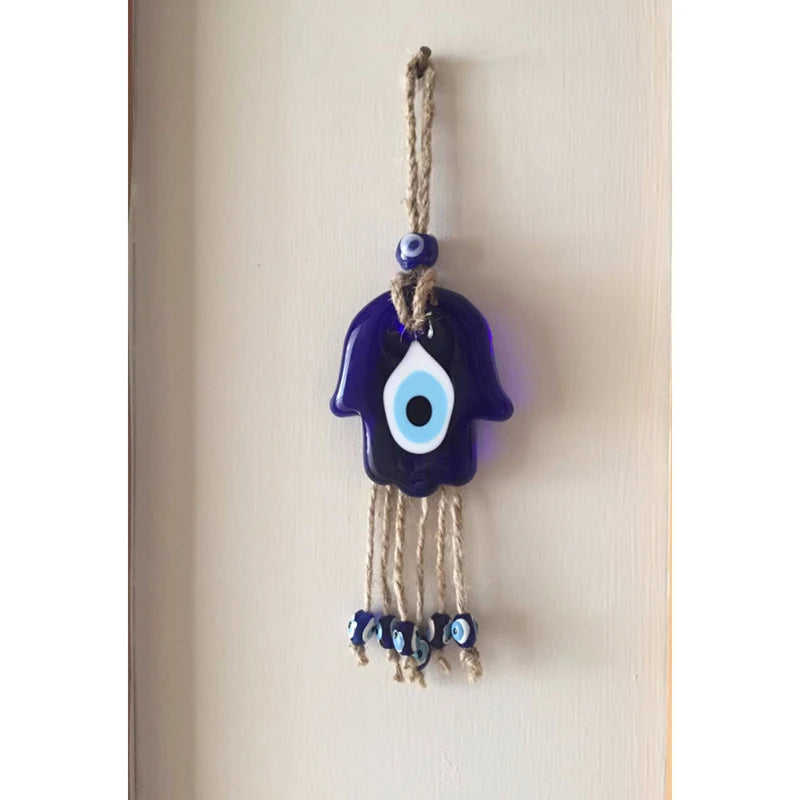 Hamsa Hand of Fatima Wall Hanging — Moroccan Khamsa Home Décor