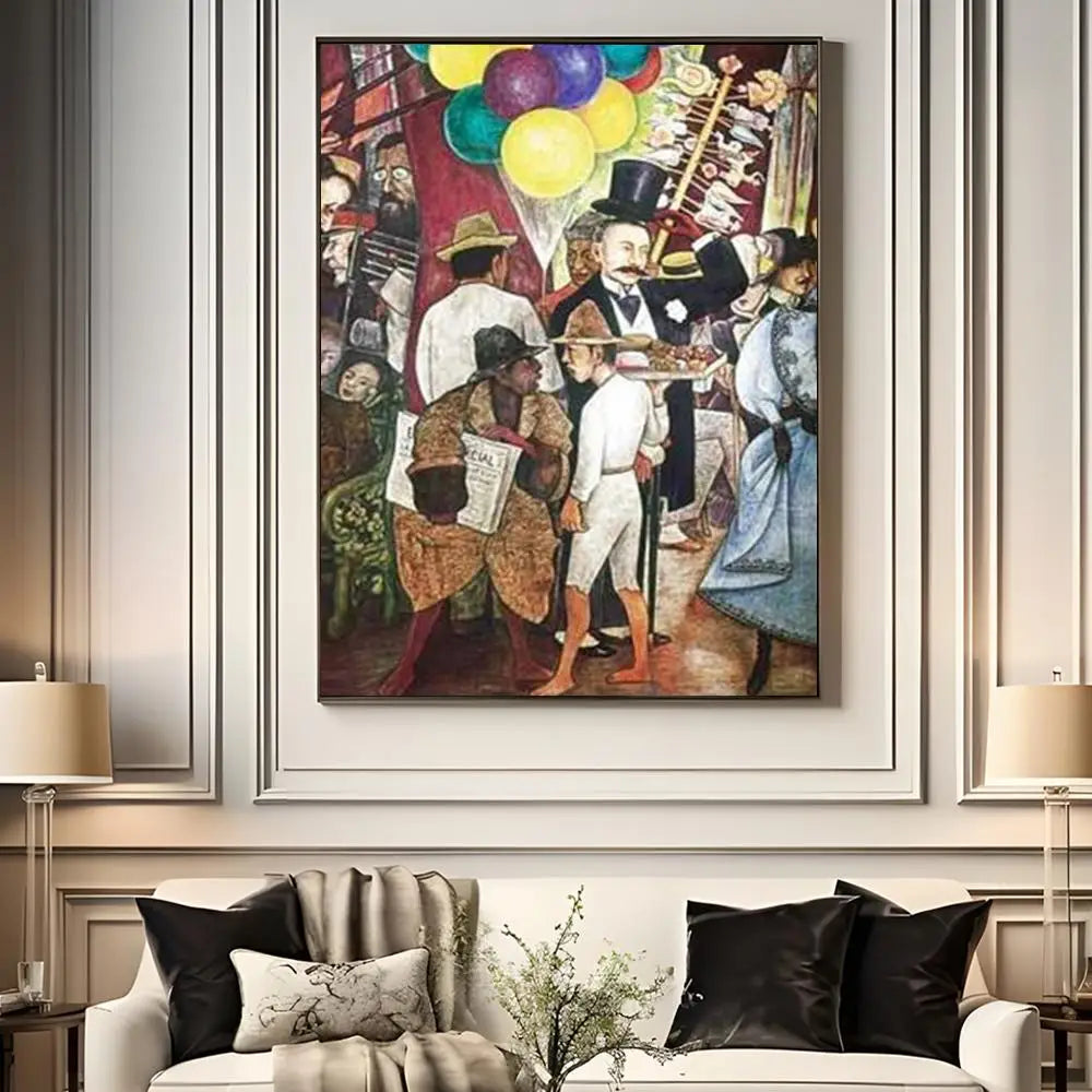 Diego Rivera Inspired Paint-by-Numbers Canvas Kit