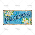 Philippines City Landmark Metal Sign — Decorative Wall Plate