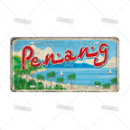 Philippines City Landmark Metal Sign — Decorative Wall Plate