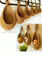 Woven Basket Wall Planter — Filipino-Inspired Hanging Décor