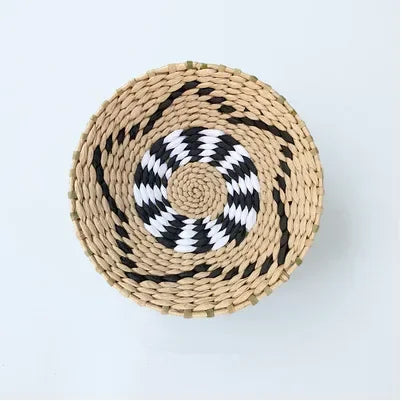 Boho Woven Wall Basket — Natural Fiber Wall Décor, 33 Designs