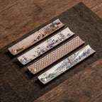 Zen Ceramic Incense Burner — Handmade Enamel Aromatherapy Holder