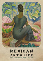 Mexican Art & Life Vintage Poster — 1938 Magazine Cover Canvas Print