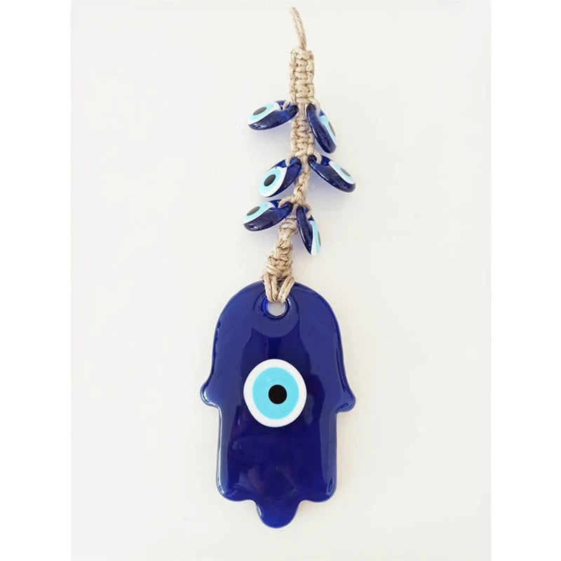 Hamsa Hand of Fatima Wall Hanging — Moroccan Khamsa Home Décor
