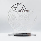 Ramadan & Eid Acrylic Tabletop Ornament – Islamic Home Décor Stand