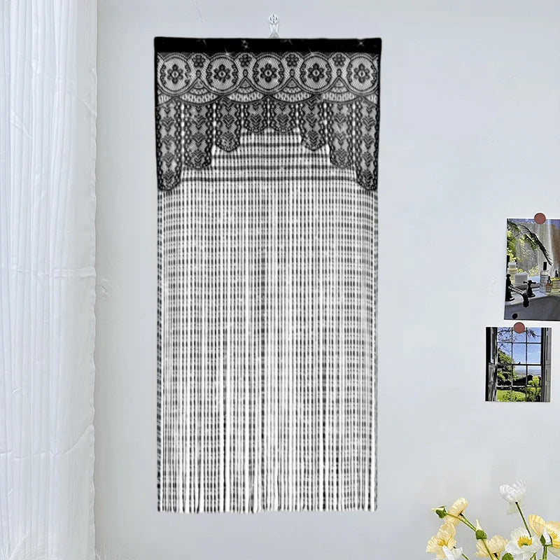 1pc Bestseller Tassel Thread Curtain - Decorative Curtain/Door Curtain/Wedding Room/Showcase Window/Hotel Partition Curtain