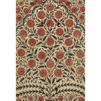 Mughal-Style Floral Botanical Wall Art Print — Indian Home Décor