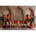 Moroccan Palace Arch Wall Backdrop — Moroccan Architecture Wall Hanging