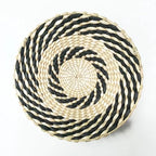 Boho Woven Wall Basket — Handcrafted Rattan Wall Décor