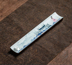Zen Ceramic Incense Burner — Handmade Enamel Aromatherapy Holder
