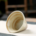 Japanese Pottery Tea Cup — Rustic Ceramic Coffee Mug