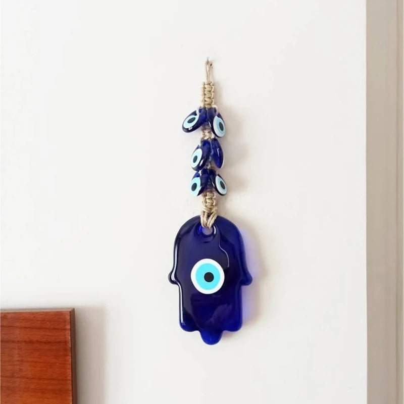 Hamsa Hand of Fatima Wall Hanging — Moroccan Khamsa Home Décor