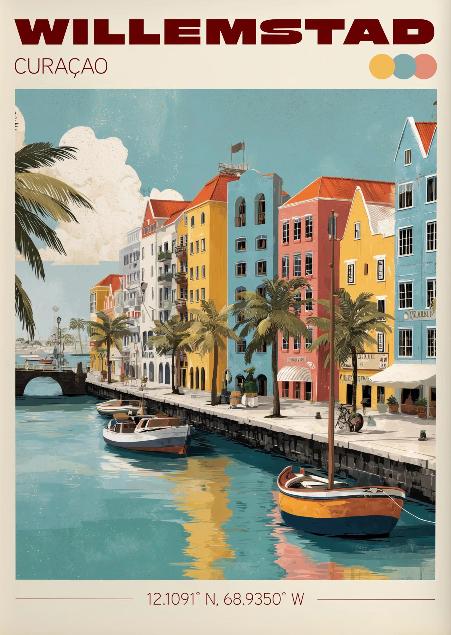 Vintage Havana, Cuba Travel Poster Canvas Print — Latin Heritage Wall Art