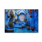 Morocco Travel Canvas Print — Chefchaouen Blue City & Moroccan Landscapes