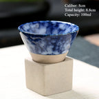 Japanese Pottery Tea Cup — Rustic Ceramic Coffee Mug