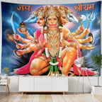 Buddha Meditation Tapestry — Indian Boho Wall Hanging