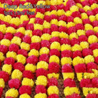 Artificial Marigold Garland — Indian Pooja & Wedding Décor