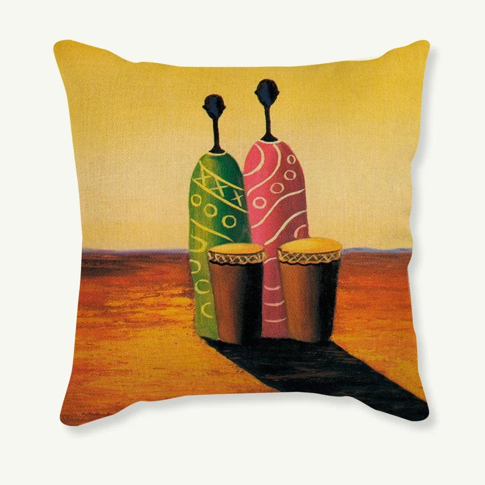 African Heritage Cushion Cover — Decorative Throw Pillow