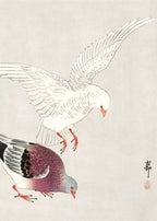Ohara Koson Ukiyo-e Canvas Print — Vintage Japanese Kachō-e Wall Art