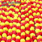 Artificial Marigold Garland — Indian Pooja & Wedding Décor
