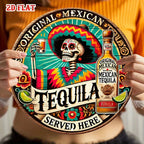 Day of the Dead Sugar Skull — Vintage Tin Sign