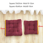 Square Floor Meditation Pillow — Tufted Yoga & Seating Cushion
