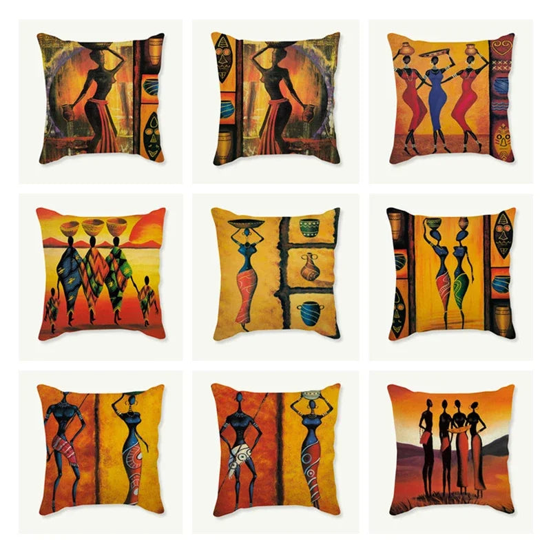 African Heritage Cushion Cover — Decorative Throw Pillow