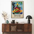 Mexican Art & Life Vintage Poster — 1938 Magazine Cover Canvas Print