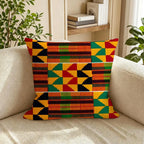 Design 2 kente pattern cushion cover