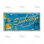 Philippines City Landmark Metal Sign — Decorative Wall Plate