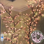 Cherry Blossom Branch LED Fairy Lights — USB Powered