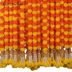 Artificial Marigold Garland — Indian Pooja & Wedding Décor