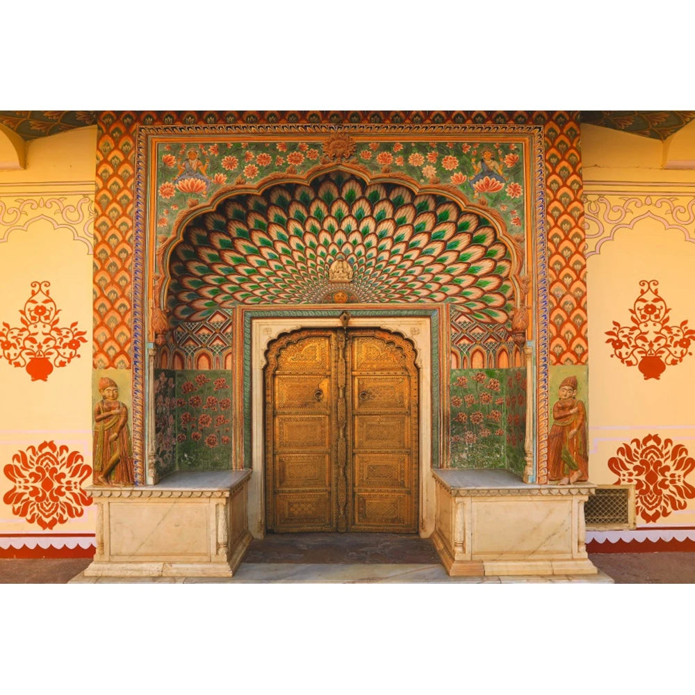 Moroccan Palace Arch Wall Backdrop — Moroccan Architecture Wall Hanging