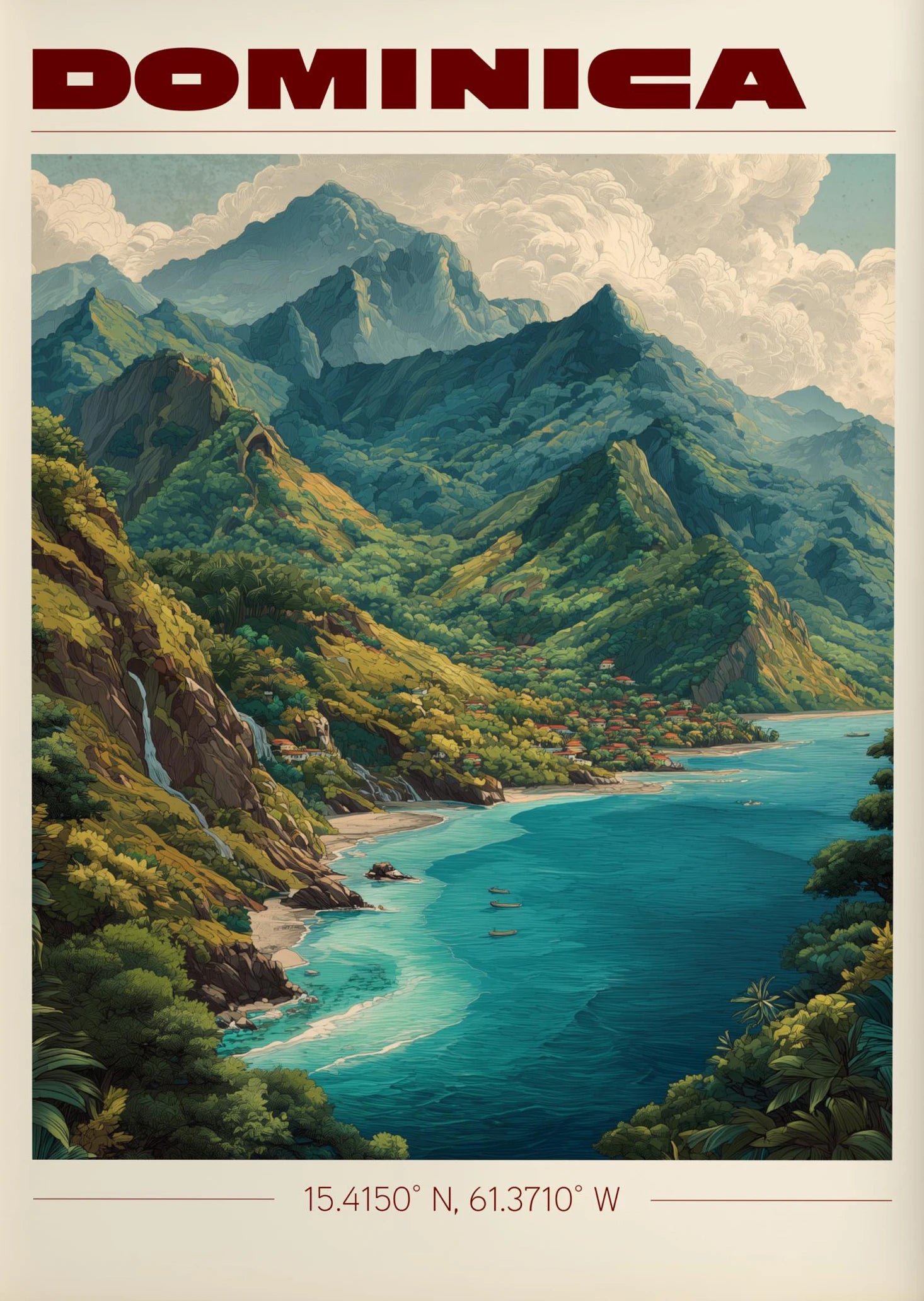 Vintage Havana, Cuba Travel Poster Canvas Print — Latin Heritage Wall Art
