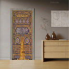 Moroccan Arch Door Mural — Islamic Geometric Wall Sticker