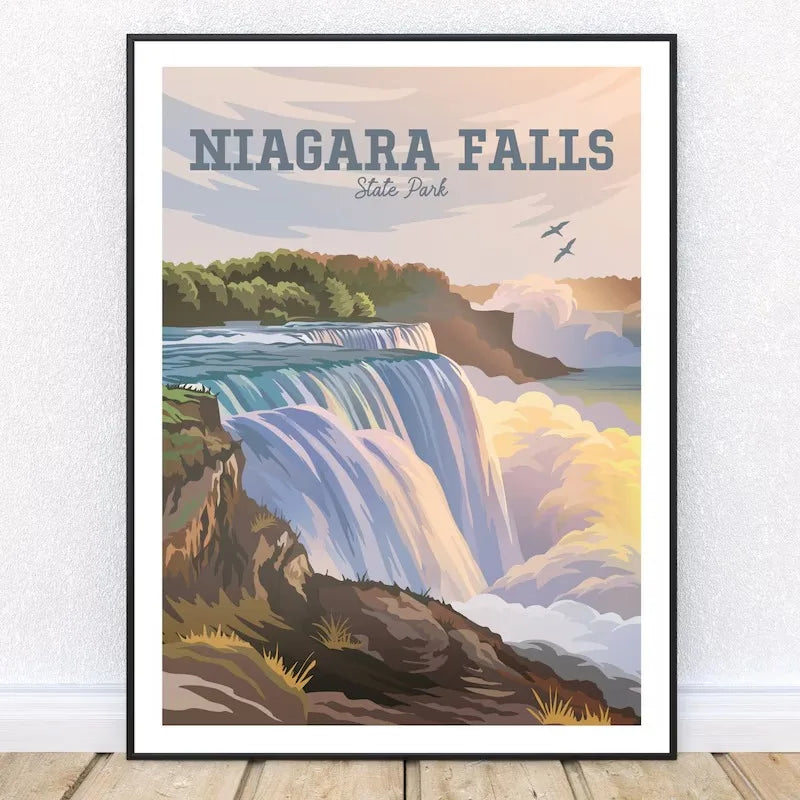 Machu Picchu Vintage Travel Poster – Andes Mountains Wall Art
