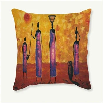 African Heritage Cushion Cover — Decorative Throw Pillow