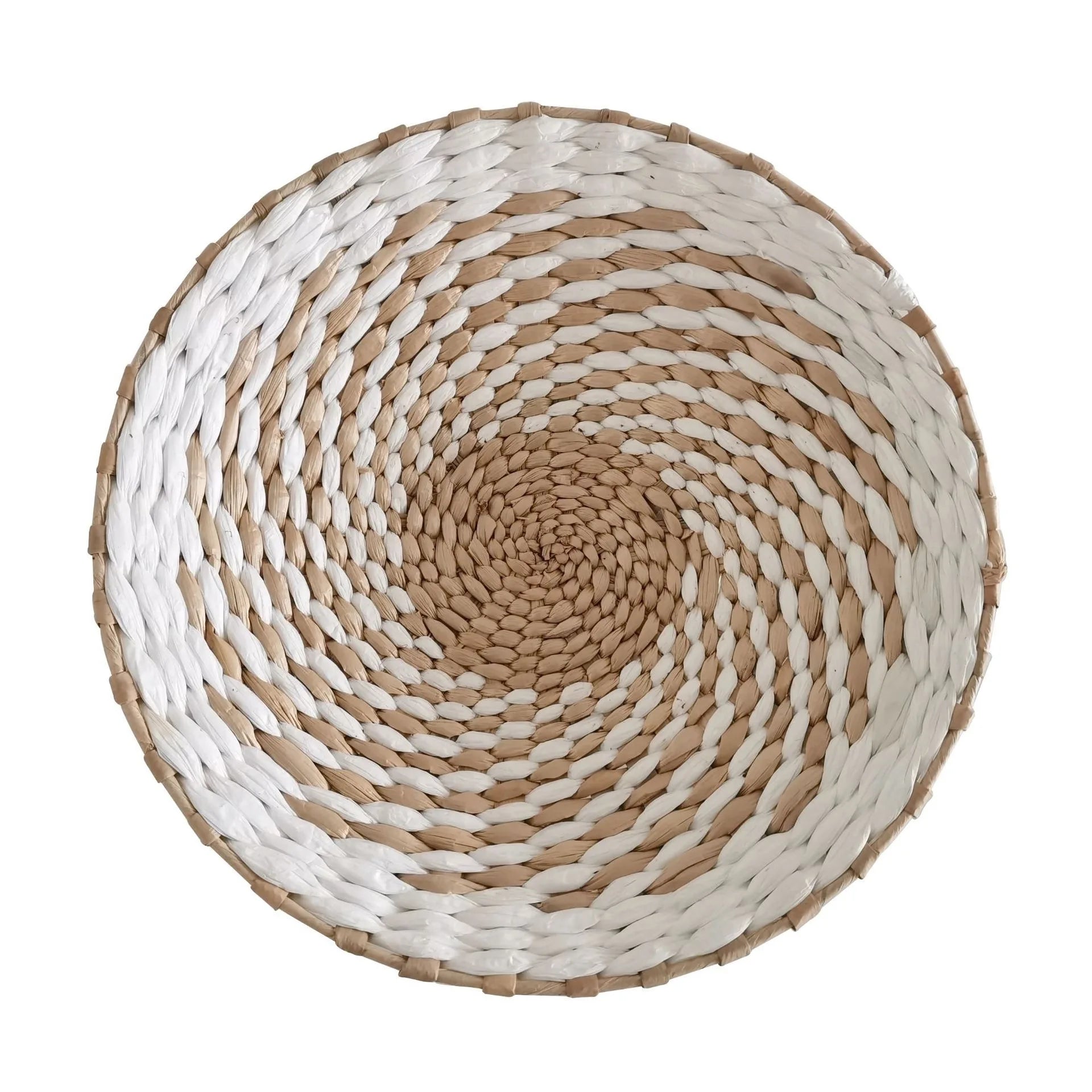 Boho Woven Wall Basket — Handcrafted Rattan Wall Décor