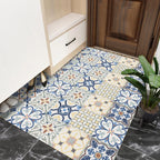 10pcs Bohemian Style Tiles Floor Wall Sticker Kitchen Bathroom Anti-skid & Wear-resistant Peel & Stick Ground Art Wall Decals